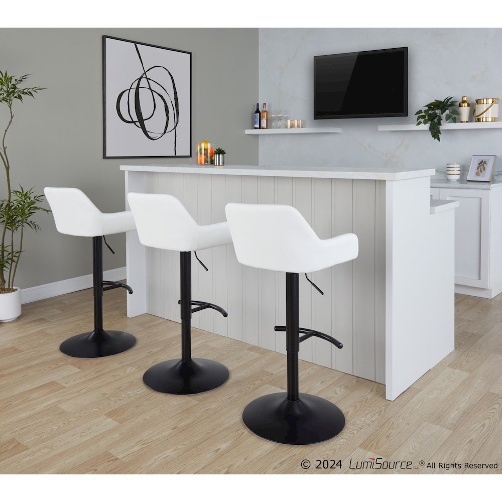 Daniella Adjustable Barstool - Set of 2. Picture 7