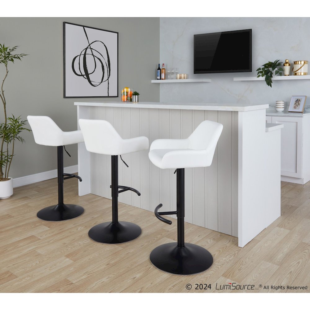Daniella Adjustable Barstool - Set of 2. Picture 8