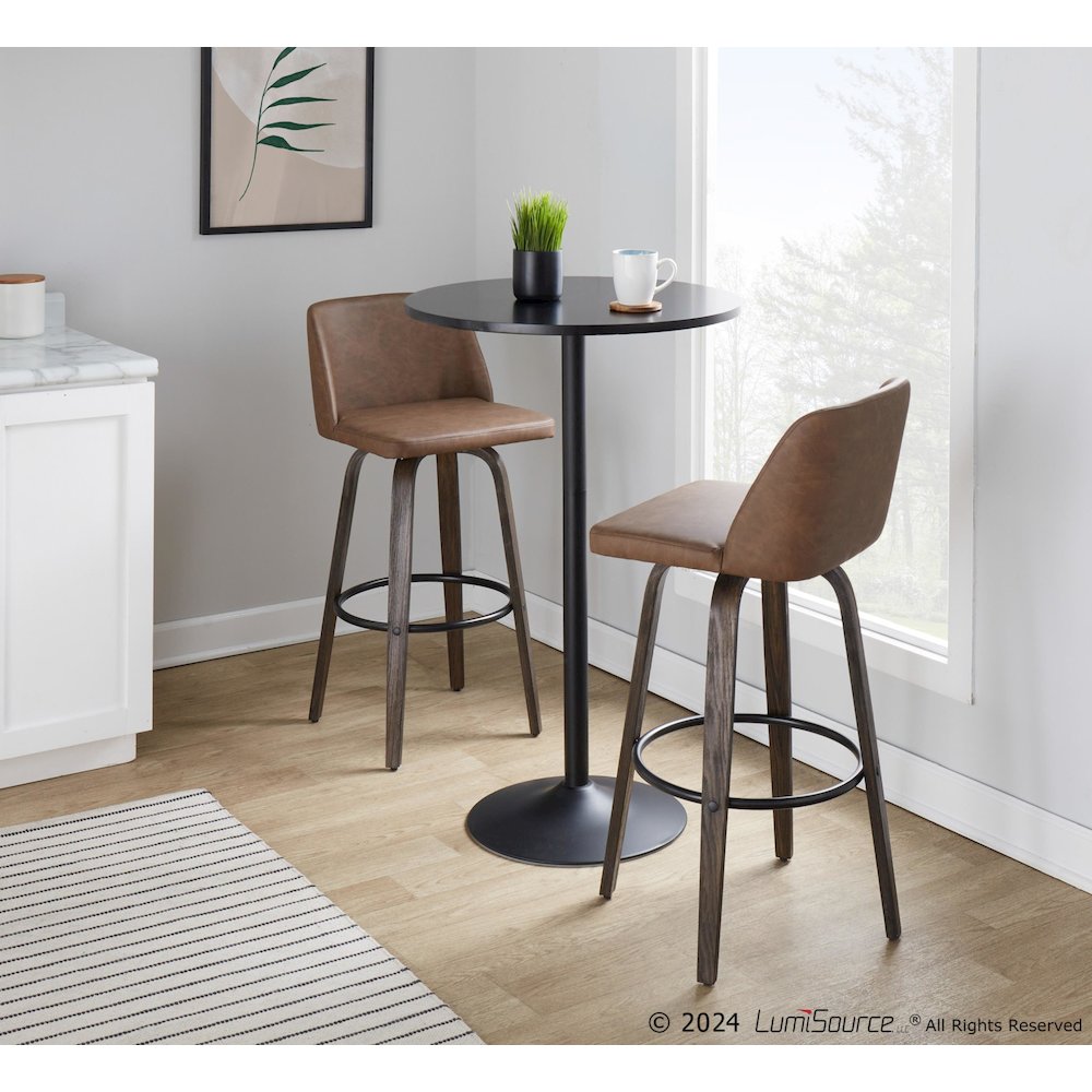 Toriano 30" Fixed-Height Barstool - Set of 2. Picture 7
