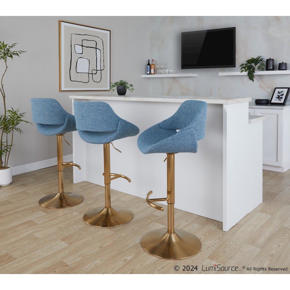 Fabrico Adjustable Barstool - Set of 2. Picture 8