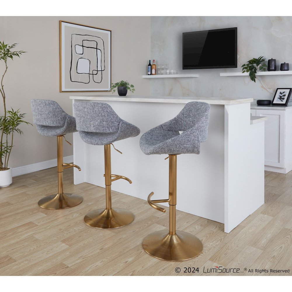 Fabrico Adjustable Barstool - Set of 2. Picture 8
