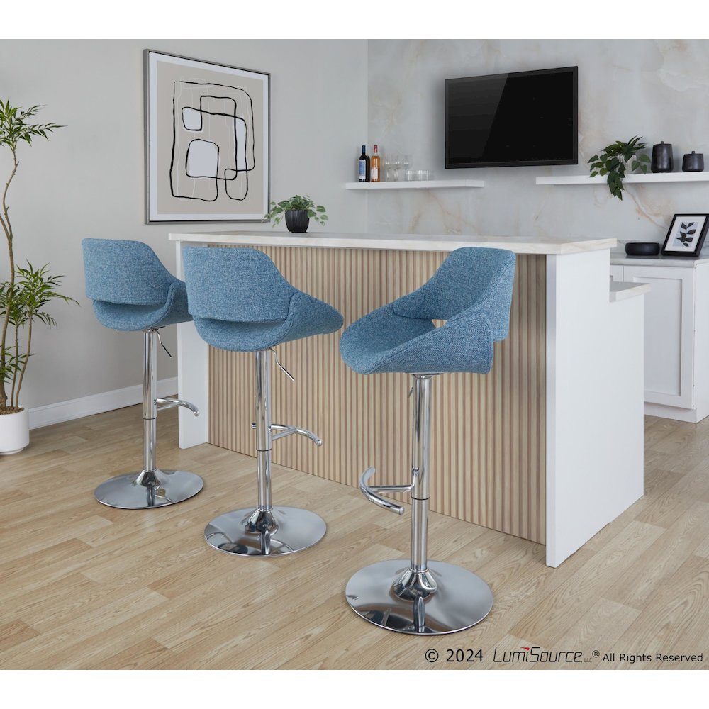 Fabrico Adjustable Barstool - Set of 2. Picture 8