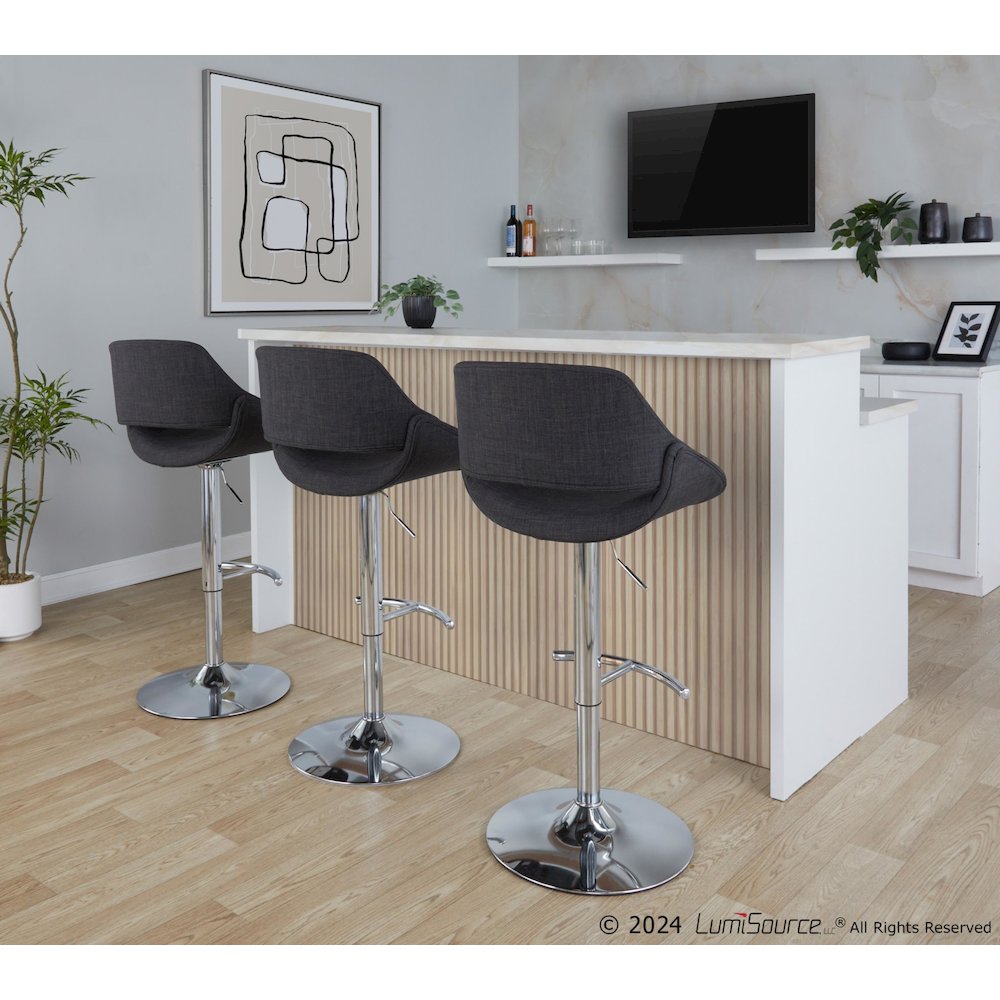 Fabrico Adjustable Barstool - Set of 2. Picture 7
