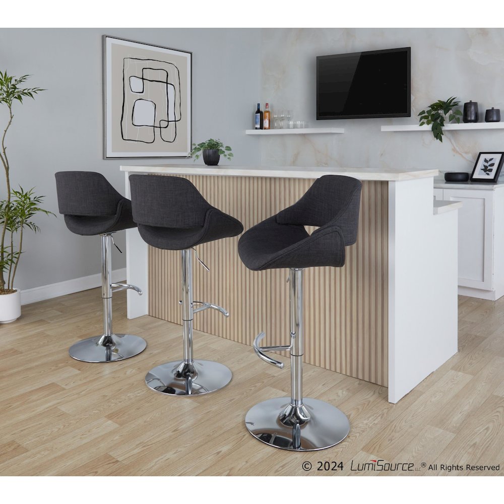 Fabrico Adjustable Barstool - Set of 2. Picture 8