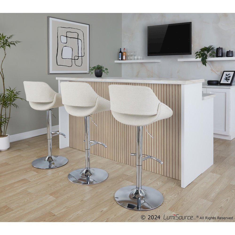 Fabrico Adjustable Barstool - Set of 2. Picture 7