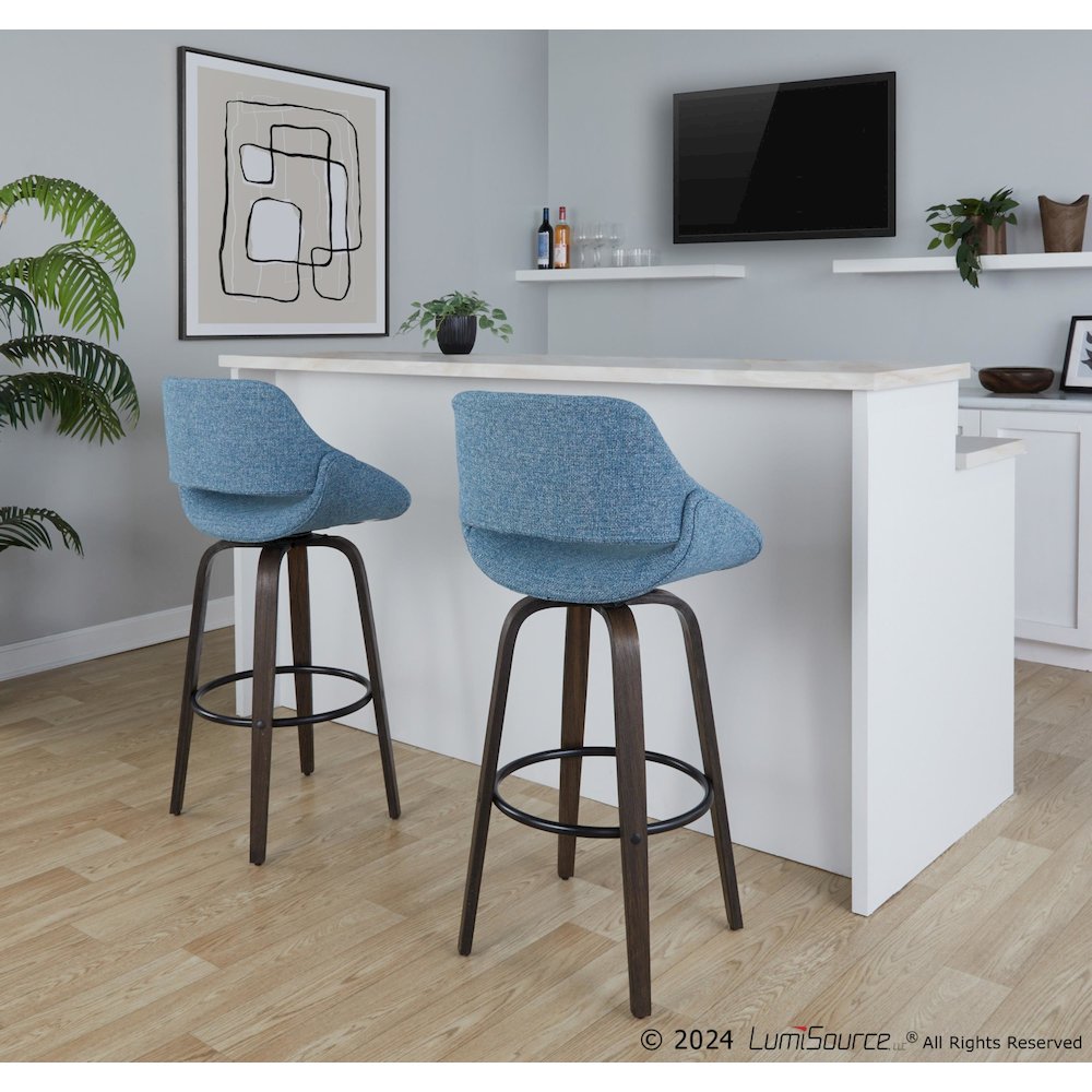 Fabrico 30" Fixed-Height Barstool - Set of 2. Picture 7