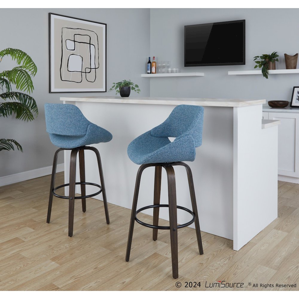 Fabrico 30" Fixed-Height Barstool - Set of 2. Picture 8