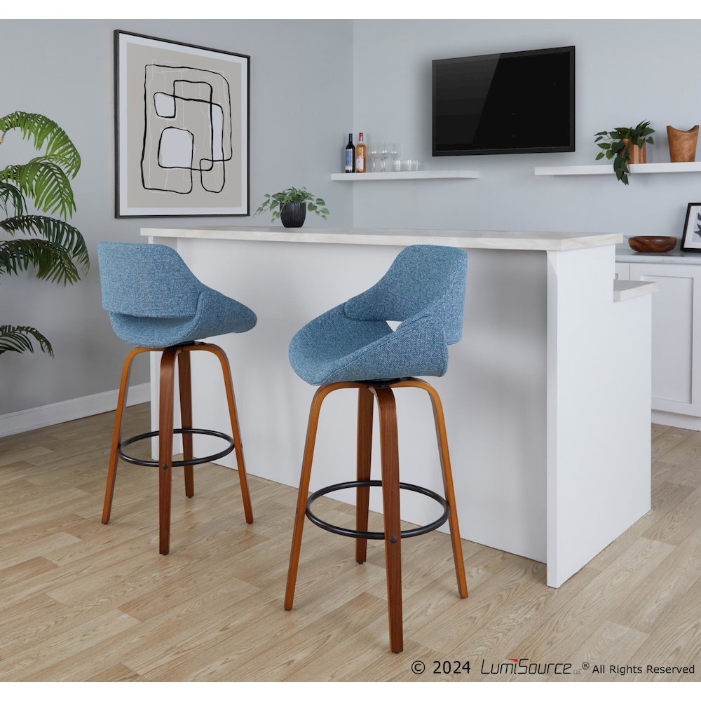 Fabrico 30" Fixed-Height Barstool - Set of 2. Picture 8