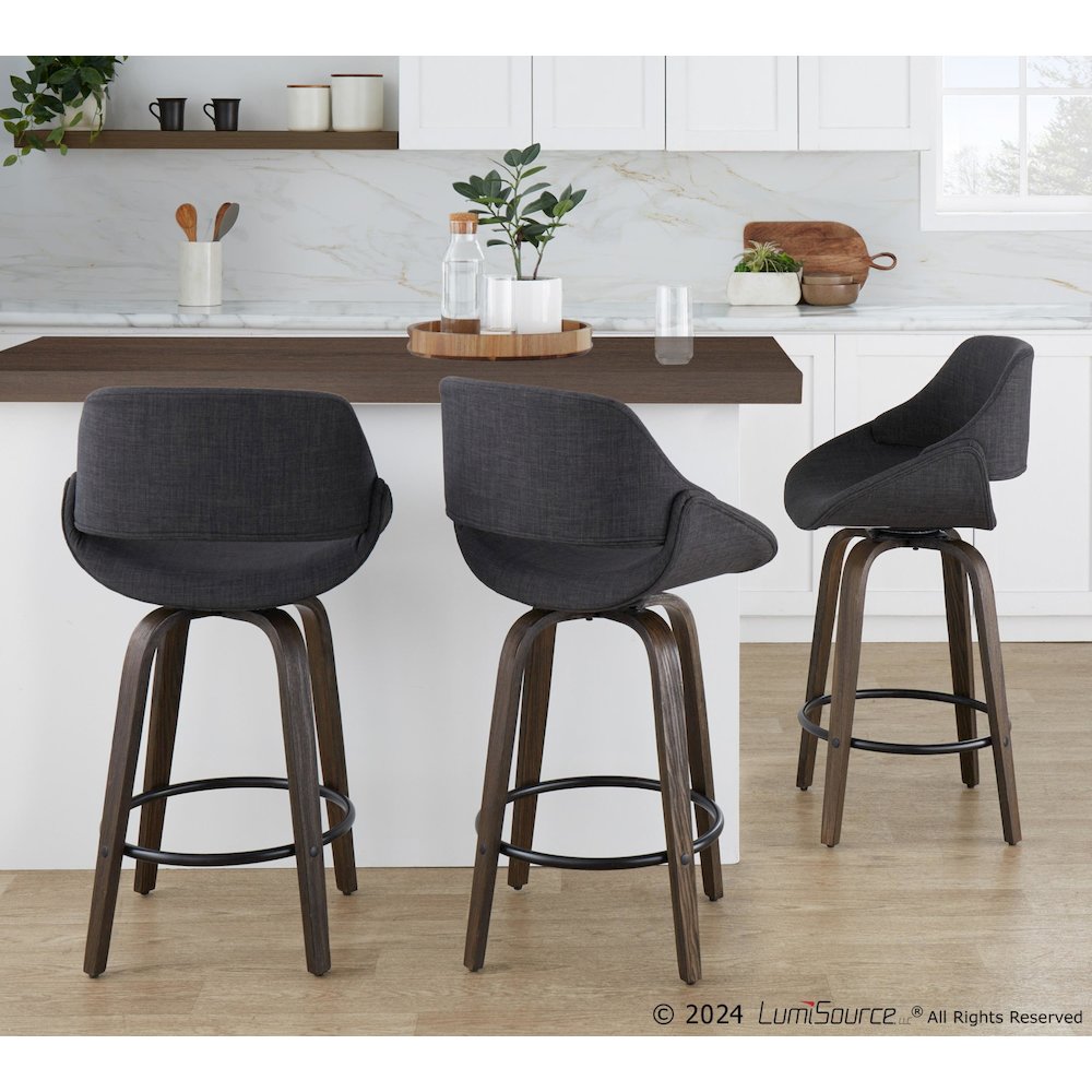Fabrico 26" Fixed-Height Counter Stool - Set of 2. Picture 7