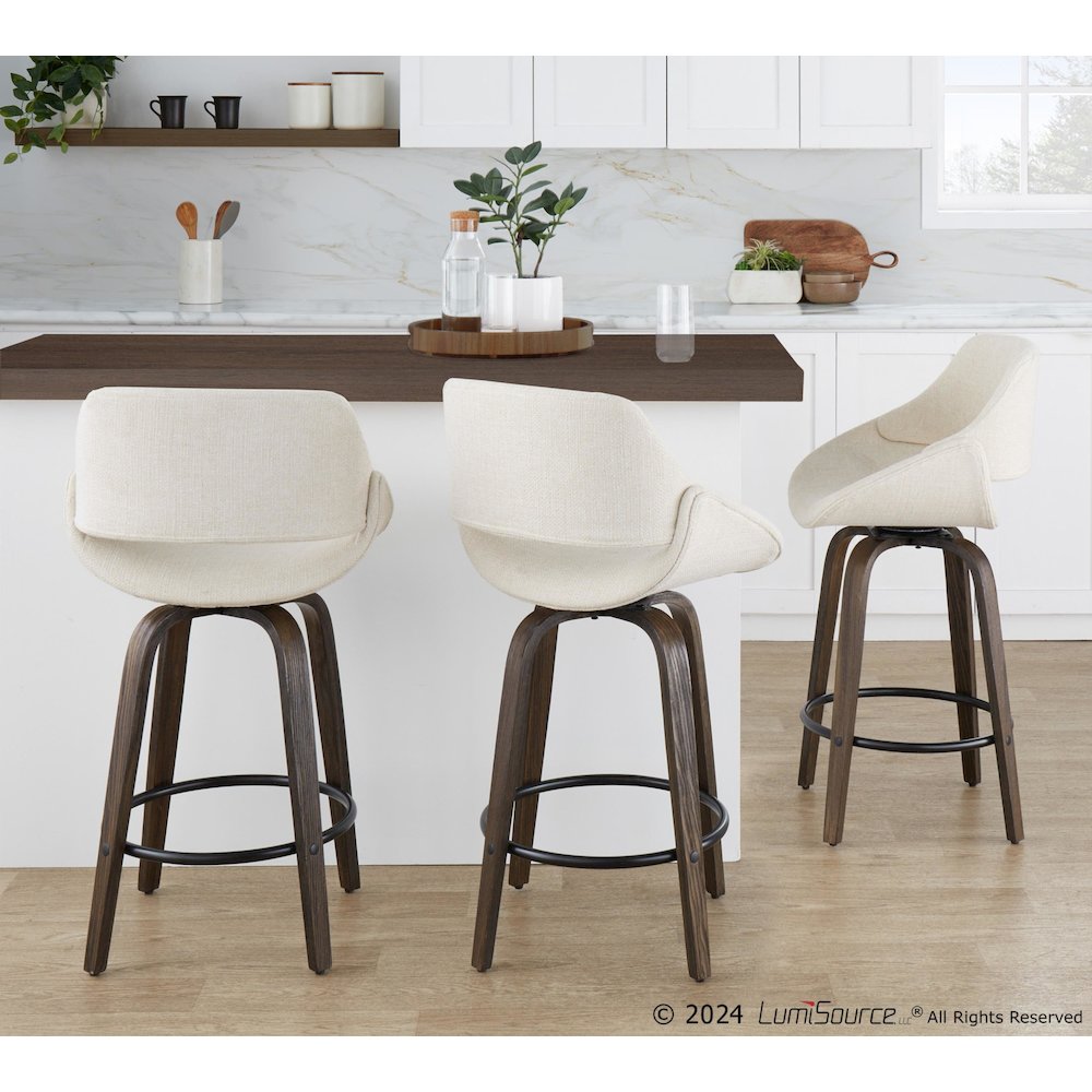 Fabrico 26" Fixed-Height Counter Stool - Set of 2. Picture 7