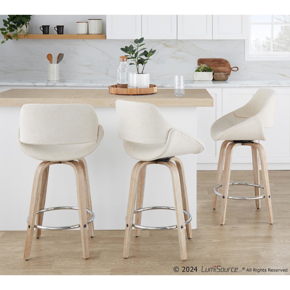 Fabrico 26" Fixed-Height Counter Stool - Set of 2. Picture 7