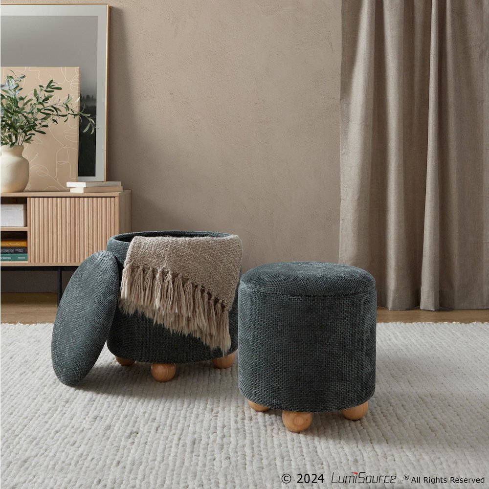 Bacci Ottoman - Set of 2. Picture 9