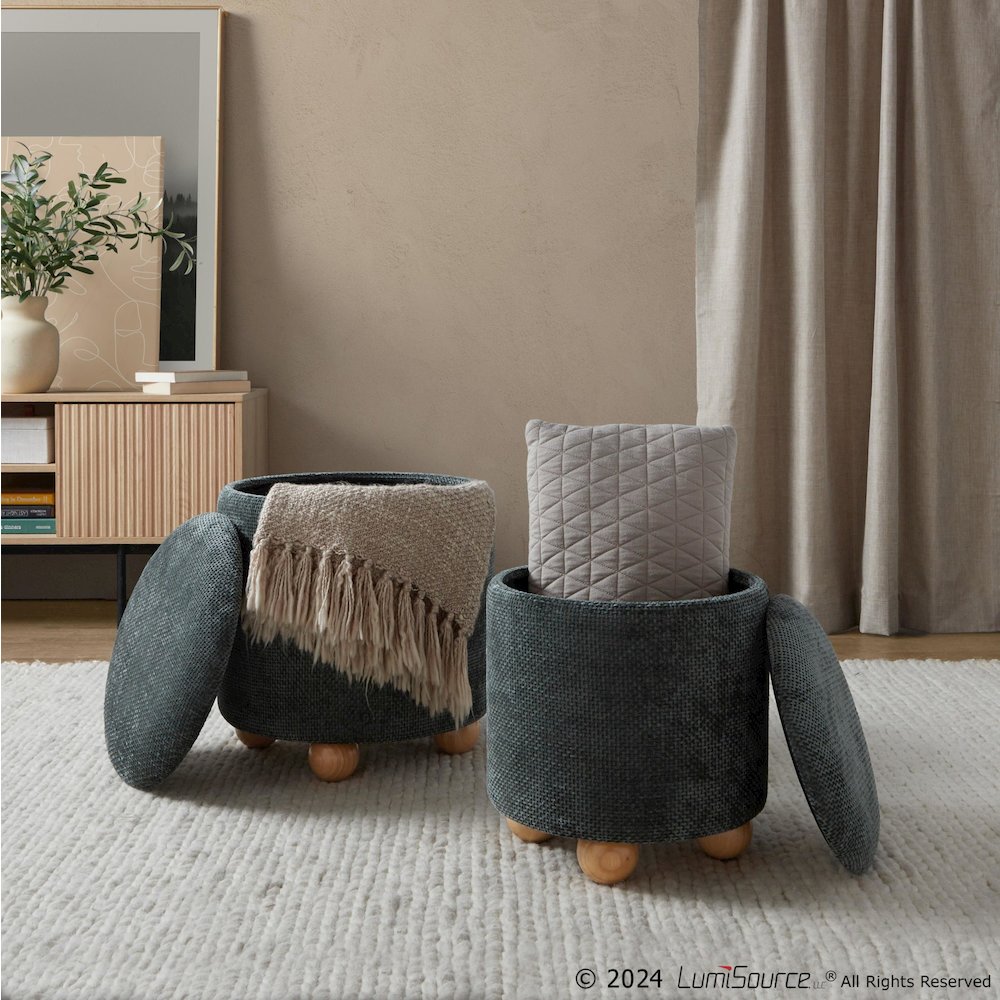 Bacci Ottoman - Set of 2. Picture 10