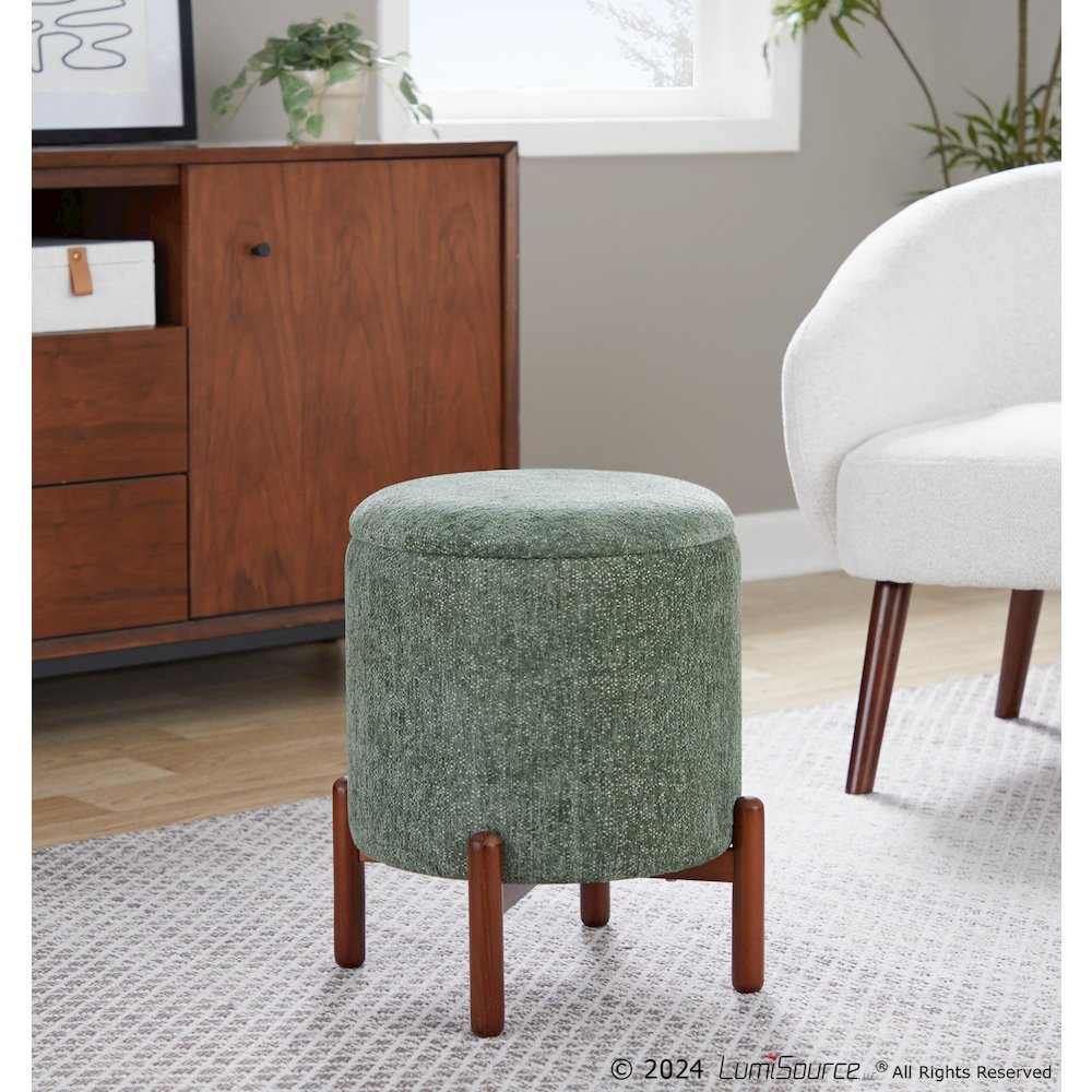 Daniella Wood Storage Ottoman. Picture 9