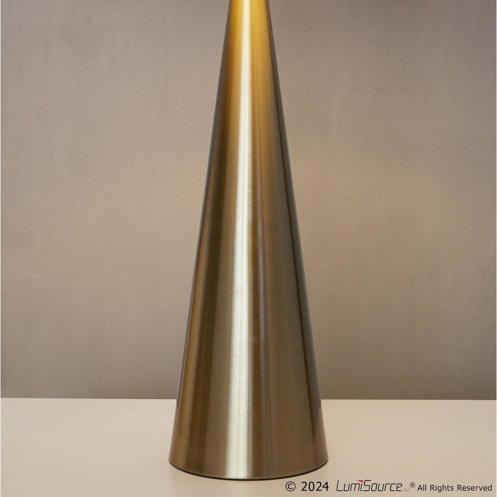 Cone 30" Metal Table Lamp - Set of 2. Picture 9