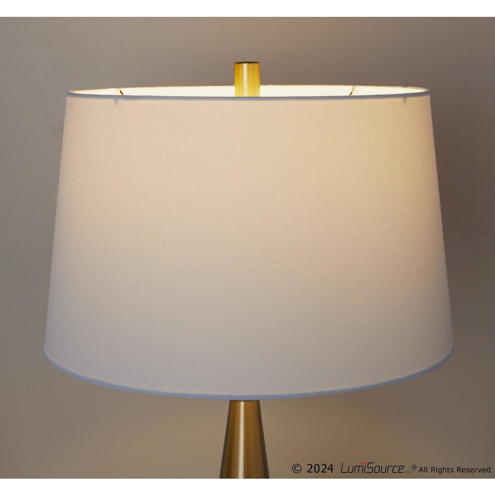 Cone 30" Metal Table Lamp - Set of 2. Picture 10