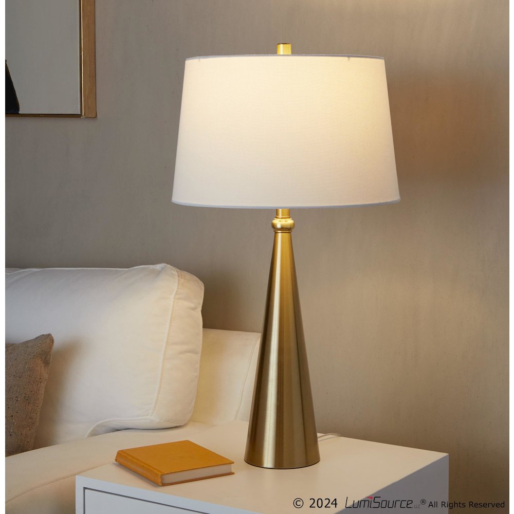 Cone 30" Metal Table Lamp - Set of 2. Picture 7