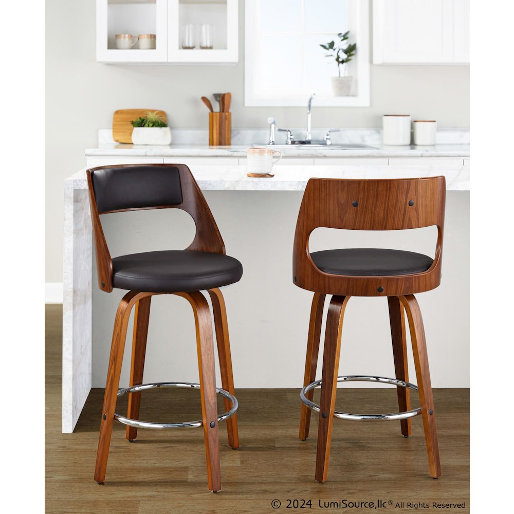 Cecina 26'' Fixed-Height Counter Stool - Set of 2. Picture 8