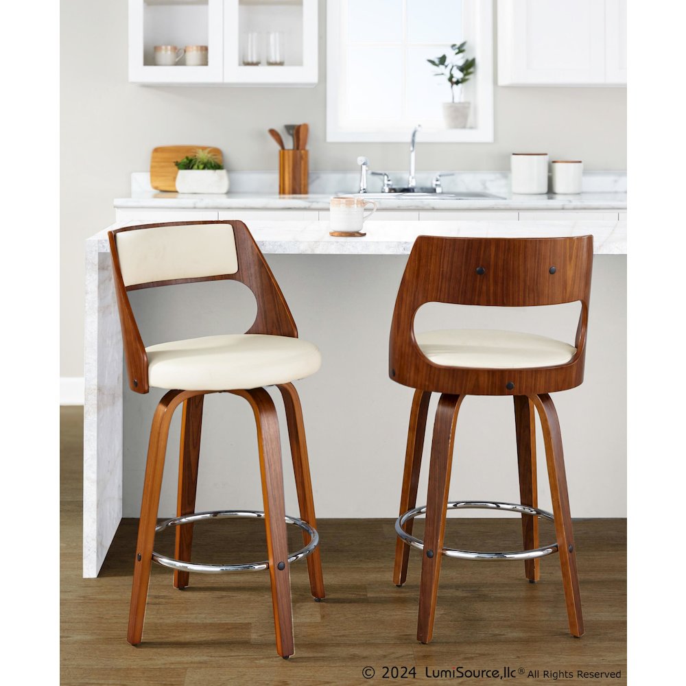 Cecina 26'' Fixed-Height Counter Stool - Set of 2. Picture 8