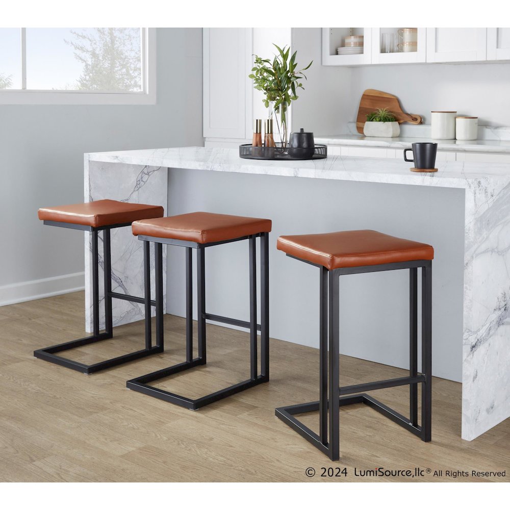 Roman 26" Fixed-Height Counter Stool - Set of 2. Picture 10