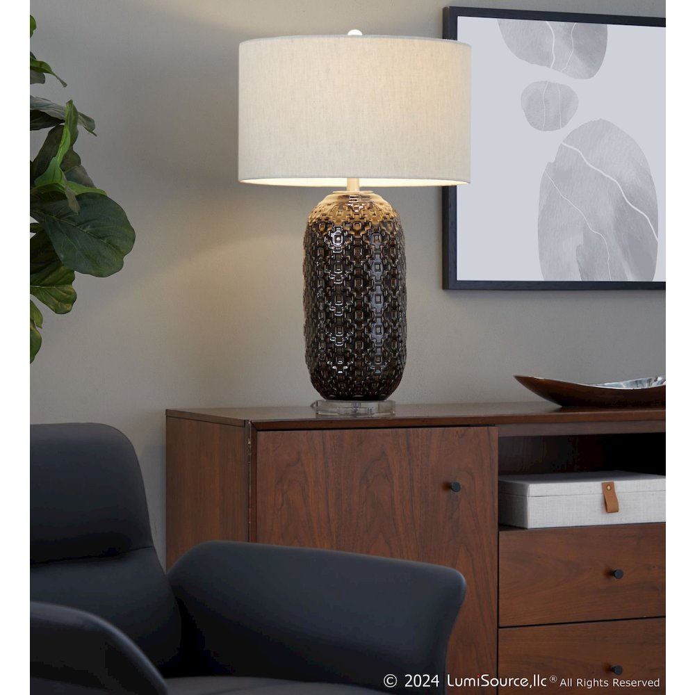 Onyx 30" Ceramic Table Lamp. Picture 2