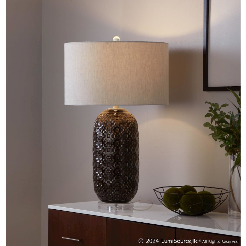 Onyx 30" Ceramic Table Lamp. Picture 3