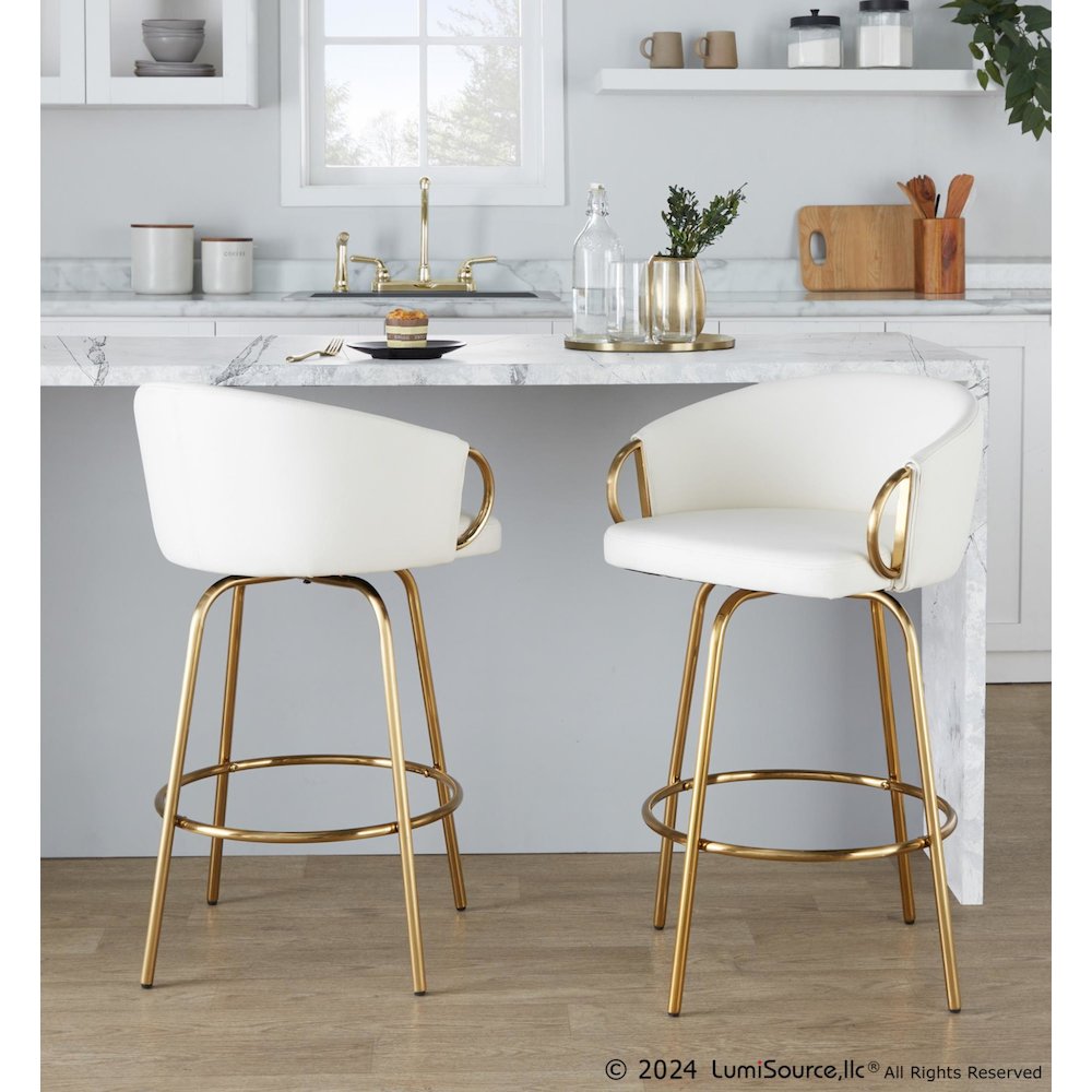 Claire 26" Fixed-Height Counter Stool - Set of 2. Picture 7
