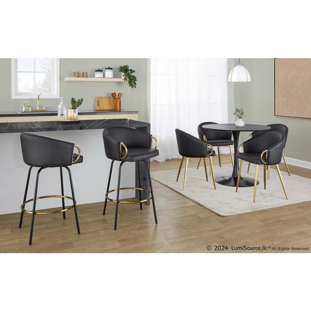 Claire 26" Fixed-Height Counter Stool - Set of 2. Picture 10