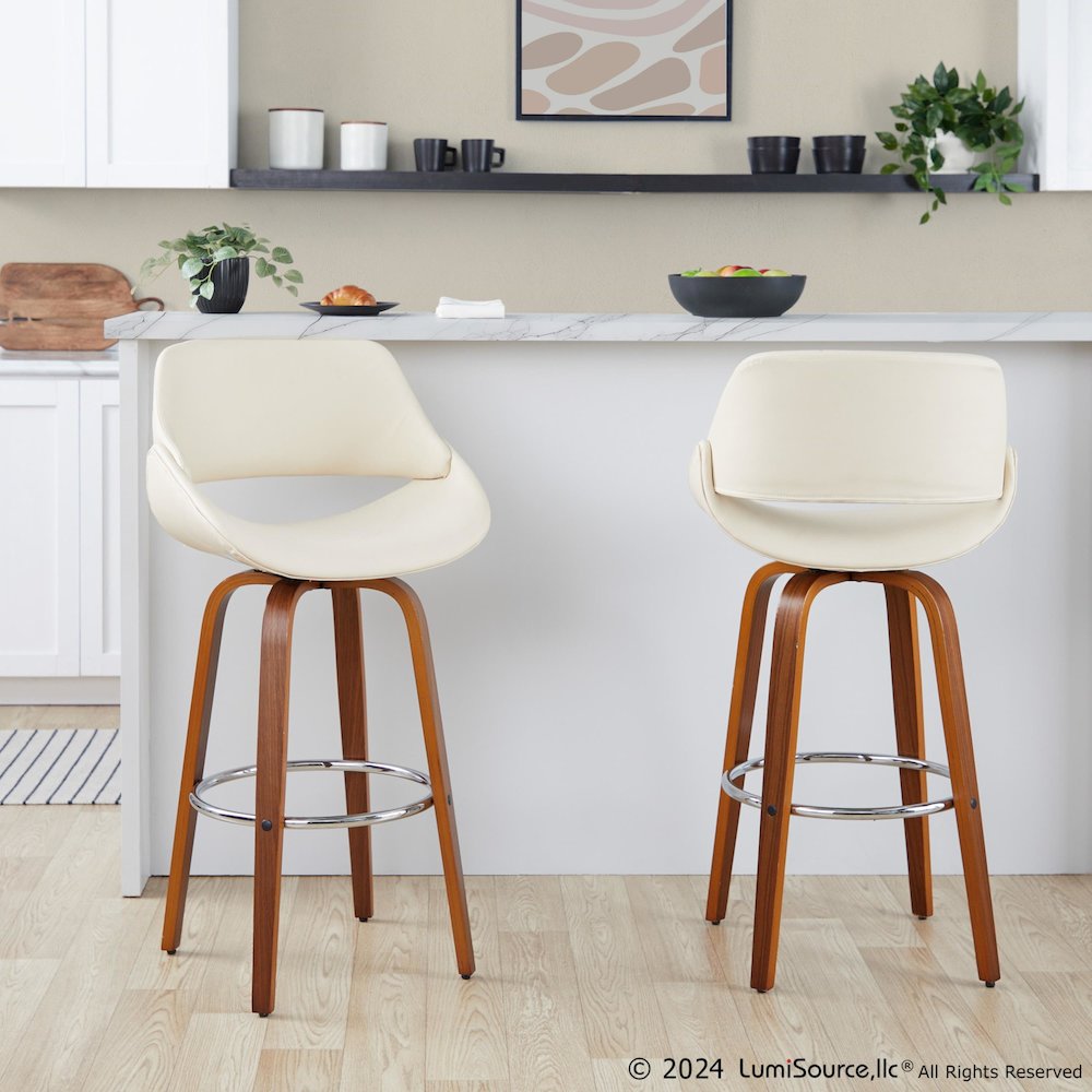 Fabrico 30" Fixed-Height Barstool - Set of 2. Picture 7