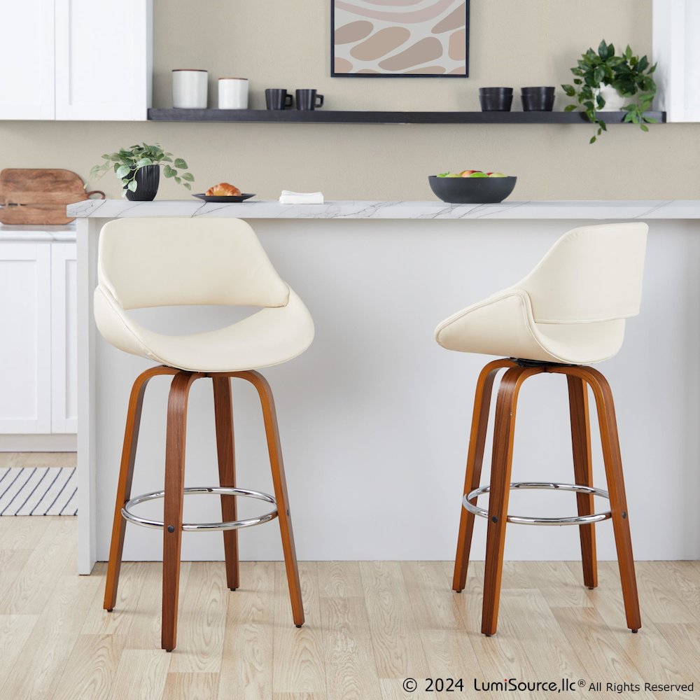 Fabrico 30" Fixed-Height Barstool - Set of 2. Picture 8