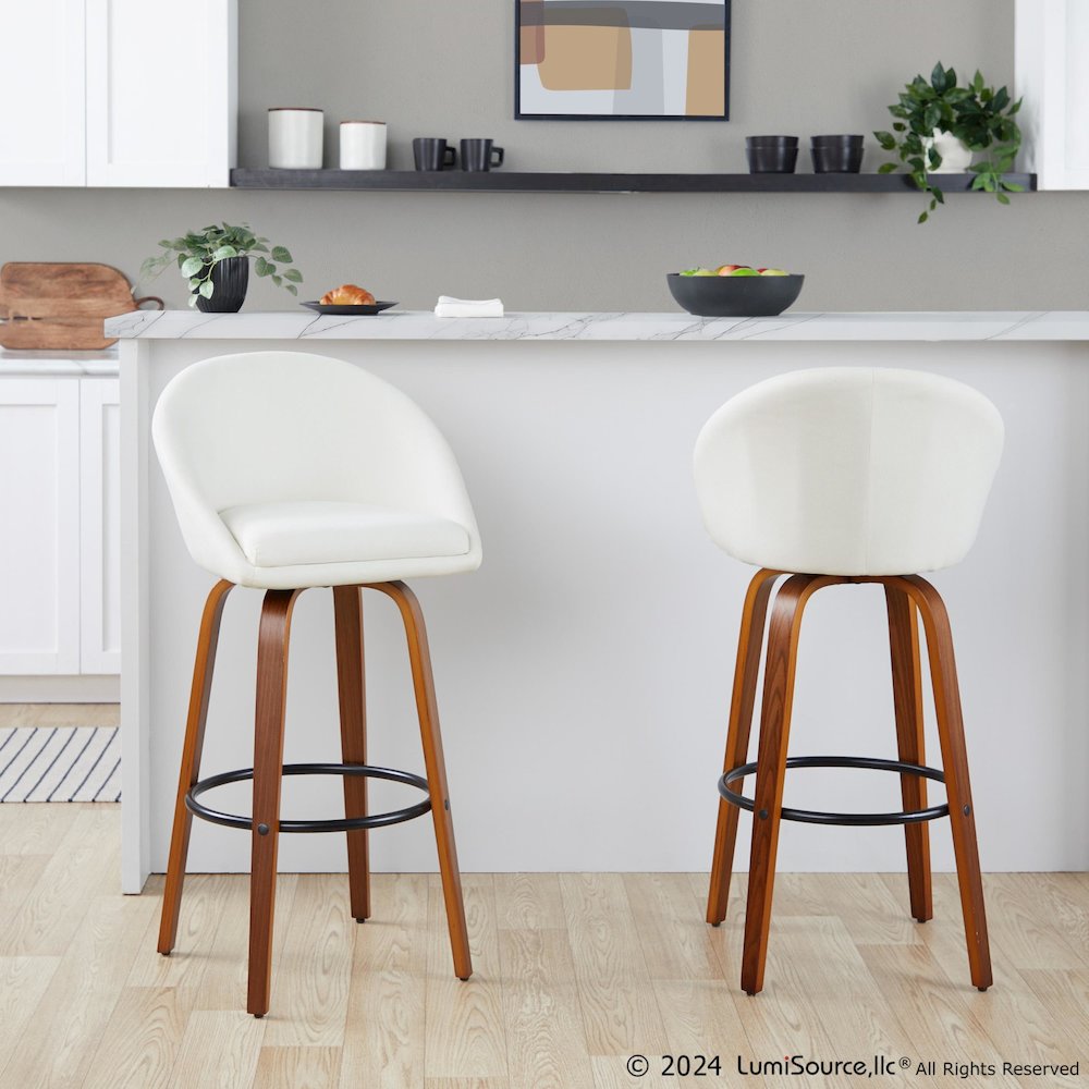 Matisse Highback 30" Fixed-Height Barstool - Set of 2. Picture 7