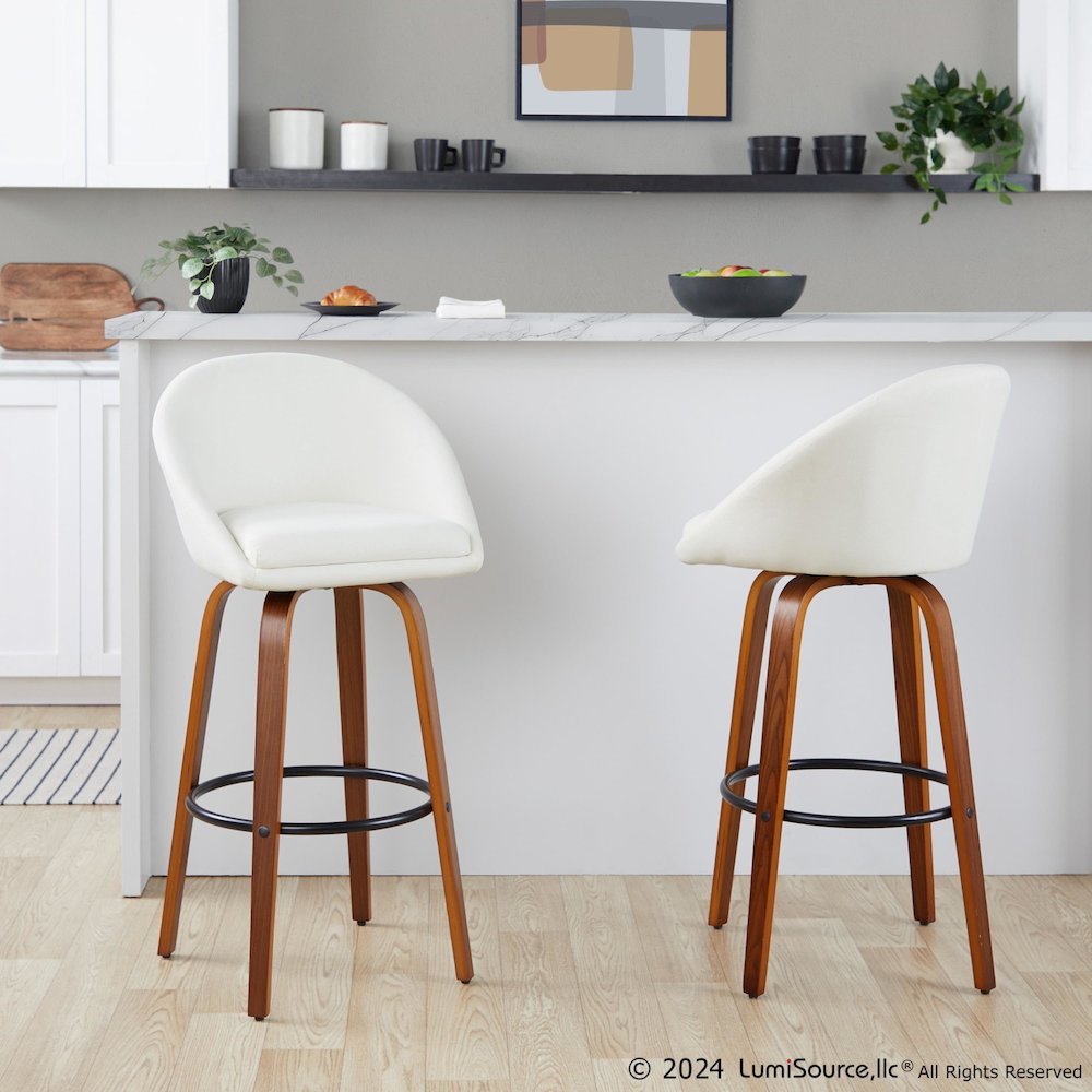 Matisse Highback 30" Fixed-Height Barstool - Set of 2. Picture 8