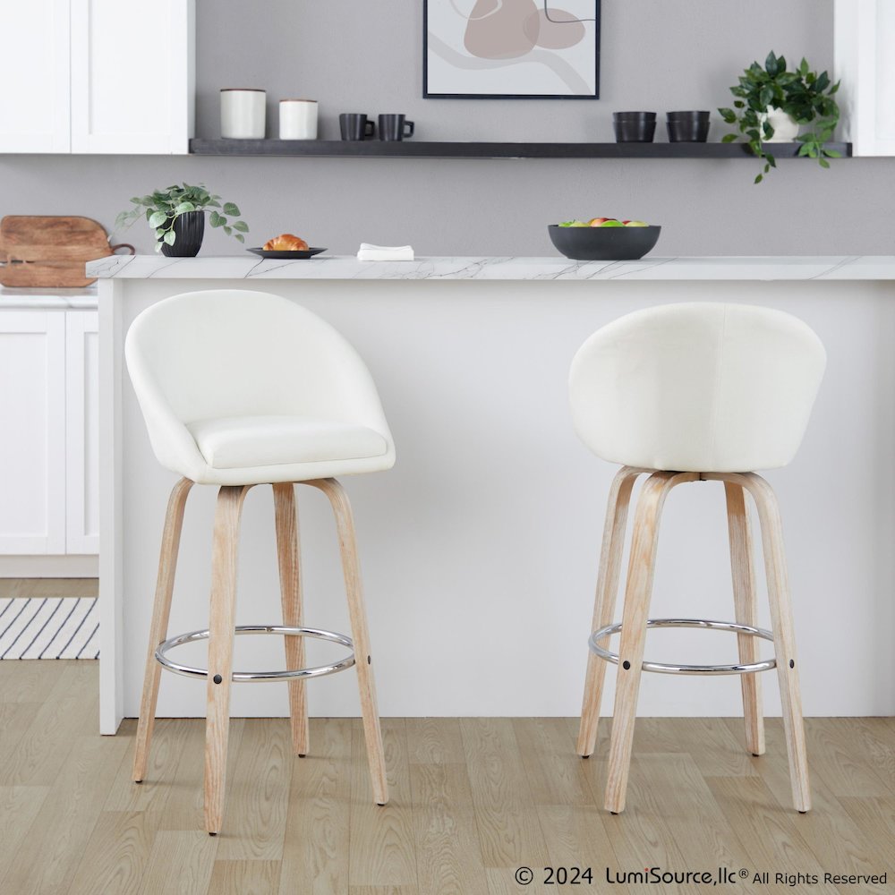 Matisse Highback 30" Fixed-Height Barstool - Set of 2. Picture 8