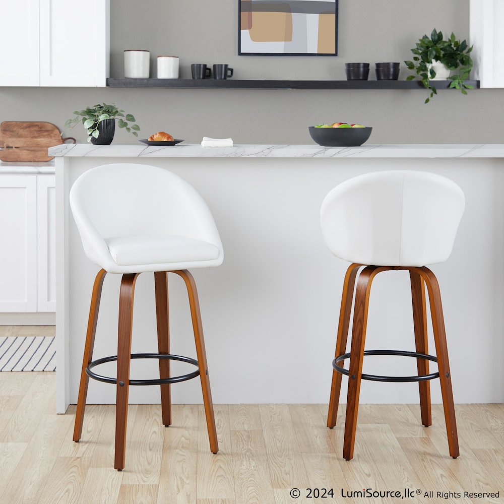 Matisse Highback 30" Fixed-Height Barstool - Set of 2. Picture 7