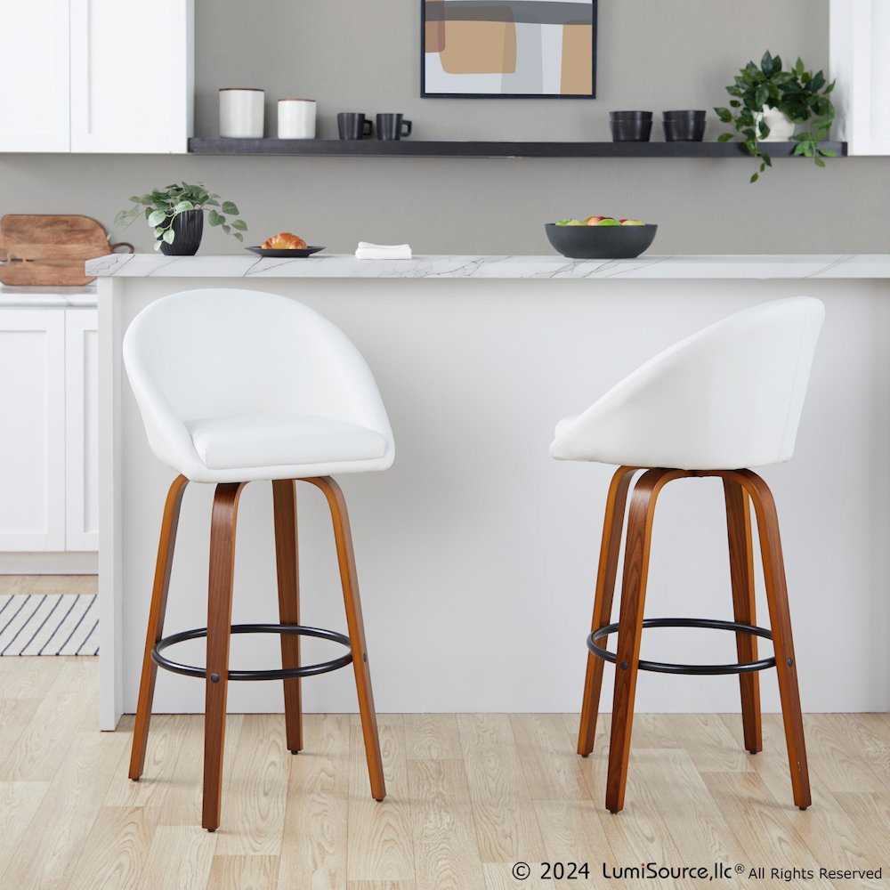 Matisse Highback 30" Fixed-Height Barstool - Set of 2. Picture 8