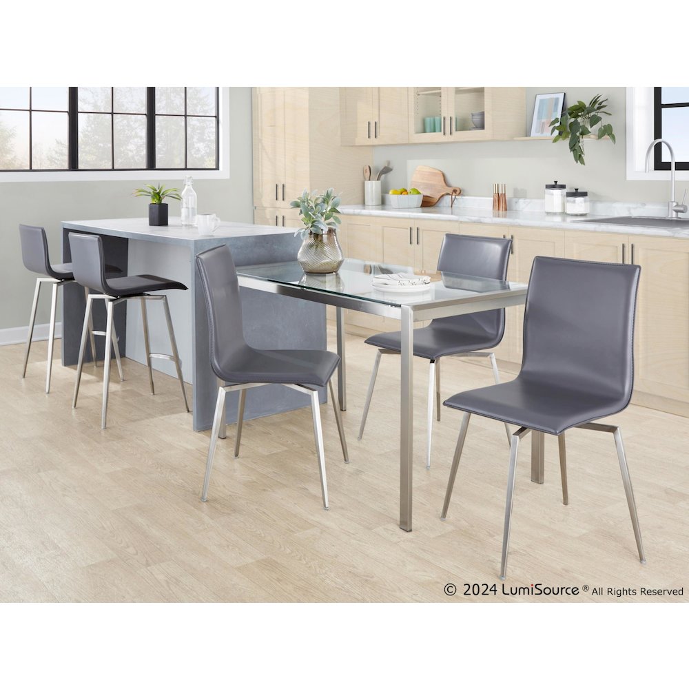 Mara Upholstered 26" Fixed-Height Counter Stool - Set of 2. Picture 10