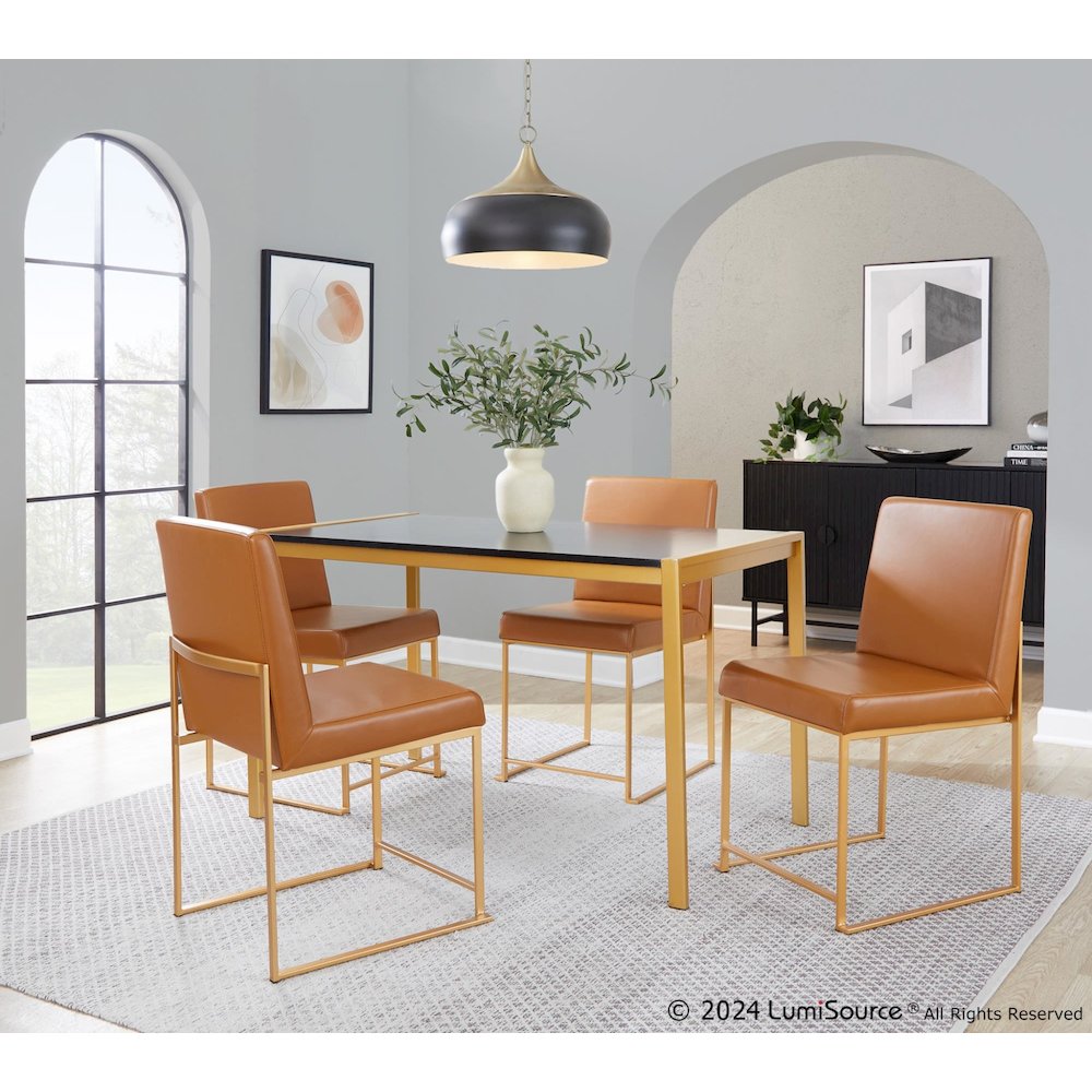 High Back Fuji Dining Chair - Set of 2. Picture 8
