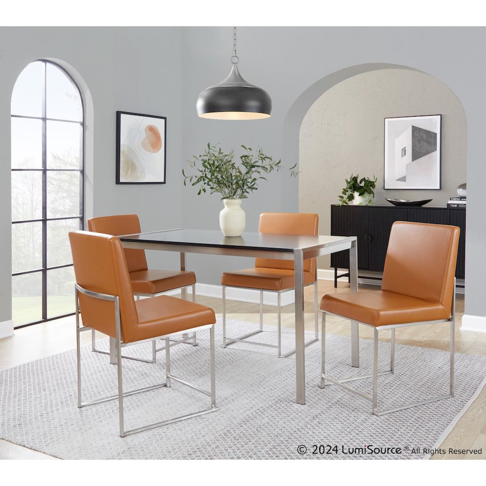 High Back Fuji Dining Chair - Set of 2. Picture 8