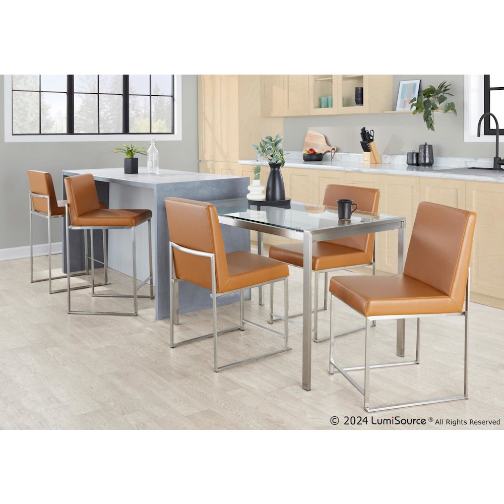 High Back Fuji Dining Chair - Set of 2. Picture 9