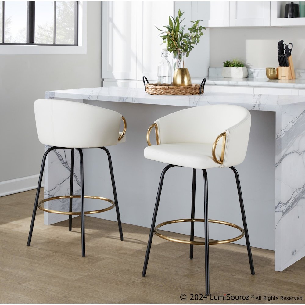 Claire 26" Fixed-Height Counter Stool - Set of 2. Picture 8