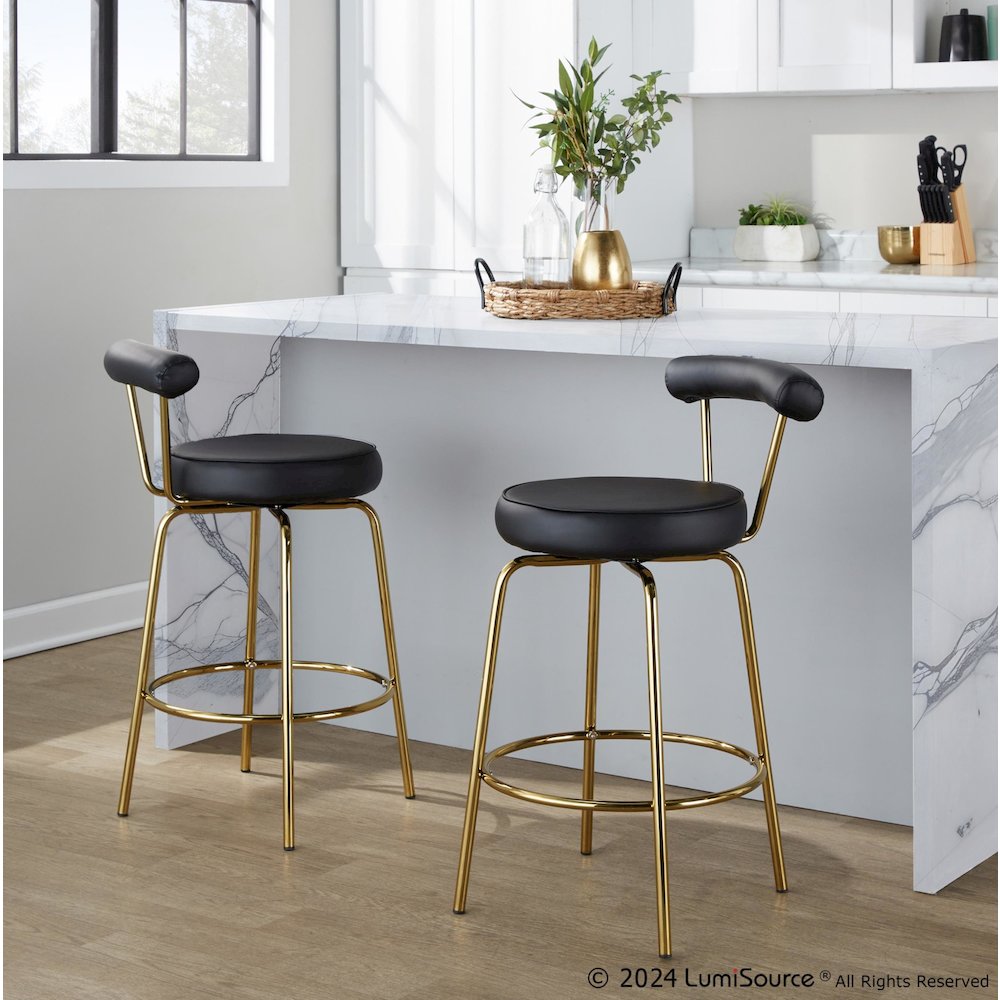 Rhonda 26" Fixed-Height Counter Stool - Set of 2. Picture 8