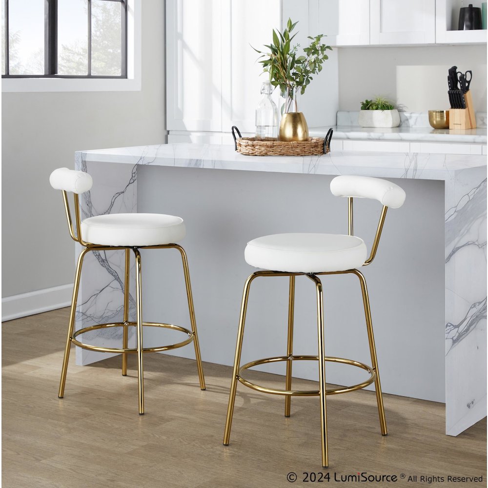 Rhonda 26" Fixed-Height Counter Stool - Set of 2. Picture 8