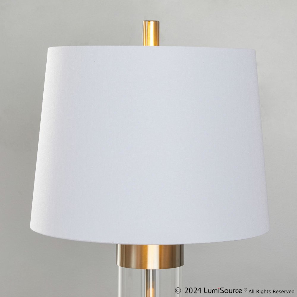 Glacier 30" Glass Table Lamp - Set of 2. Picture 2