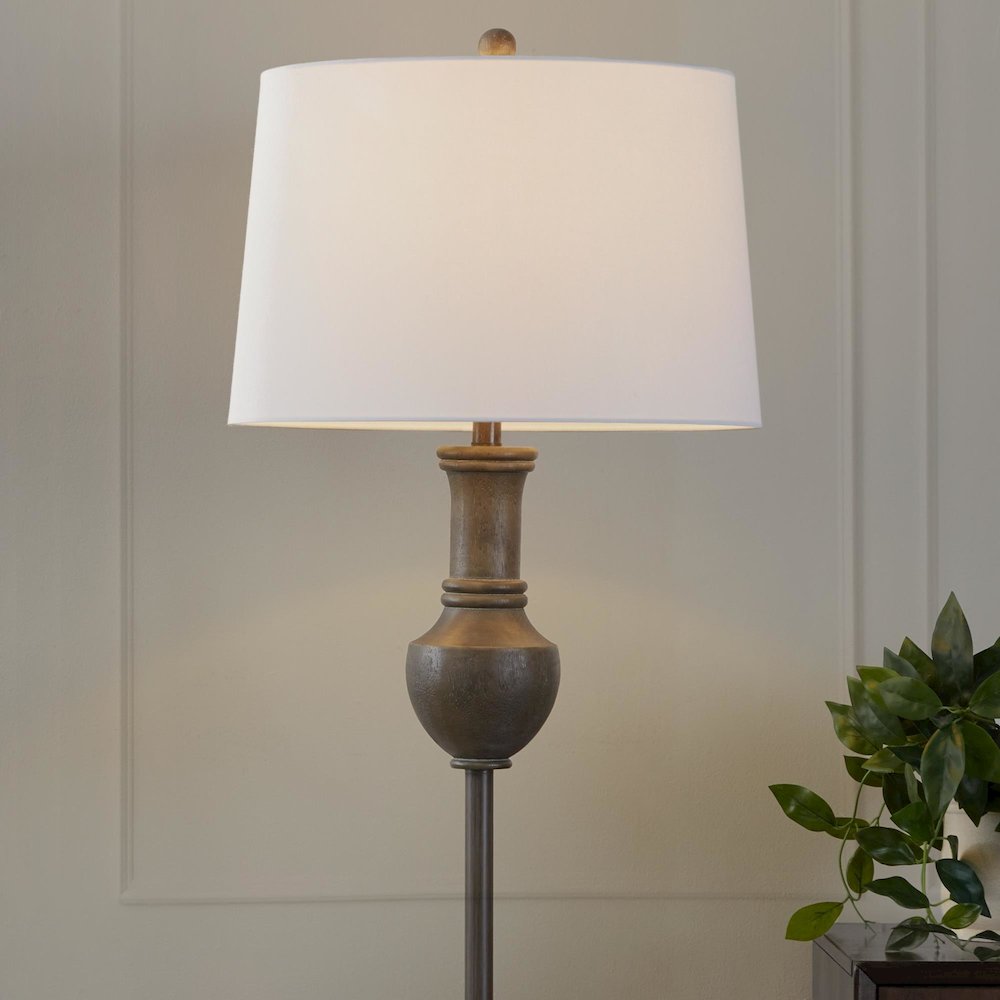 Griffin 61" Polyresin Floor Lamp. Picture 2