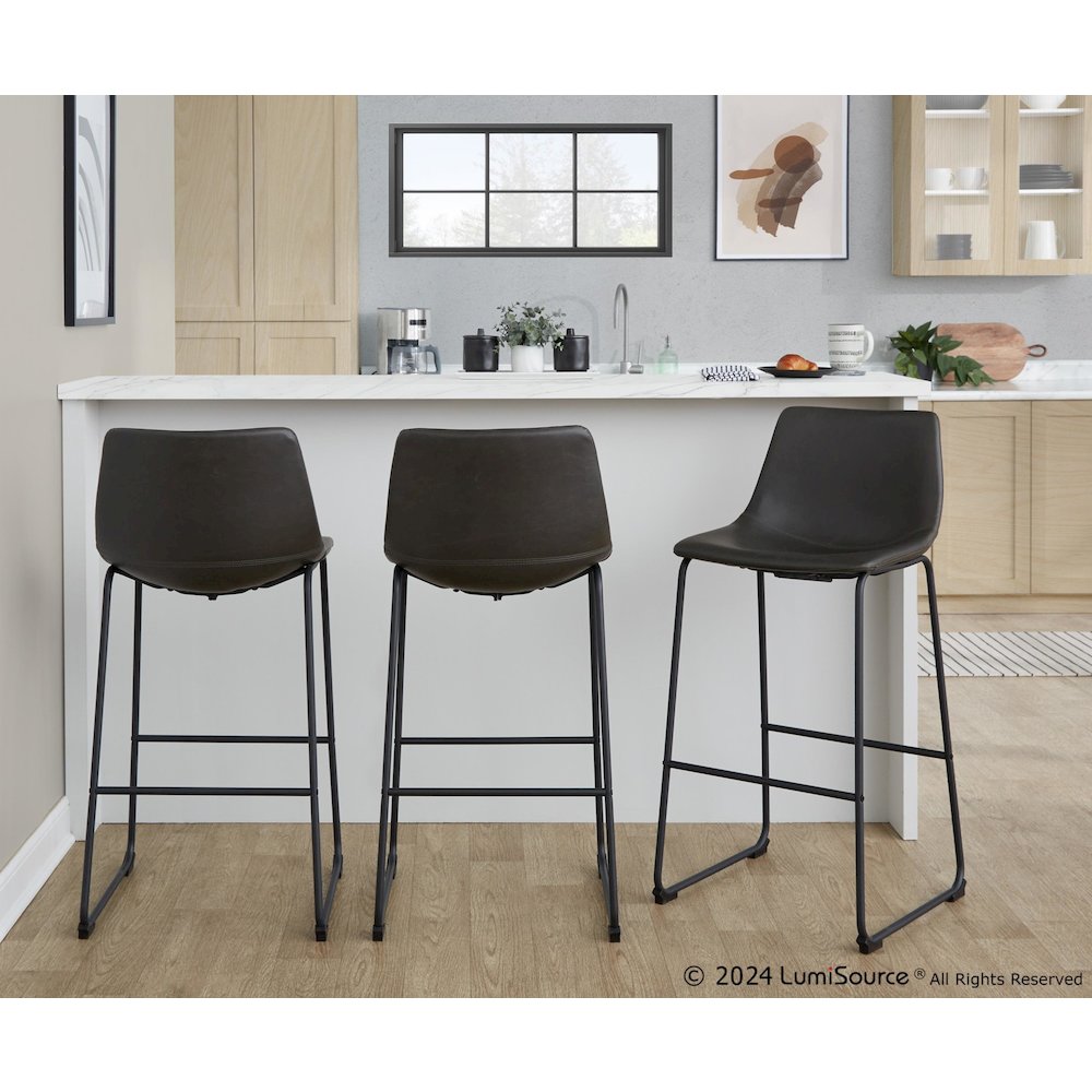 Duke 30" Fixed-Height Barstool. Picture 8