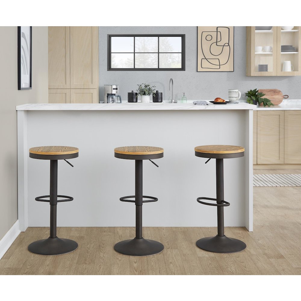 Dakota Adjustable Barstool. Picture 10