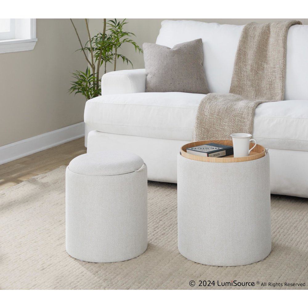 Tray Nesting Ottoman Set. Picture 7
