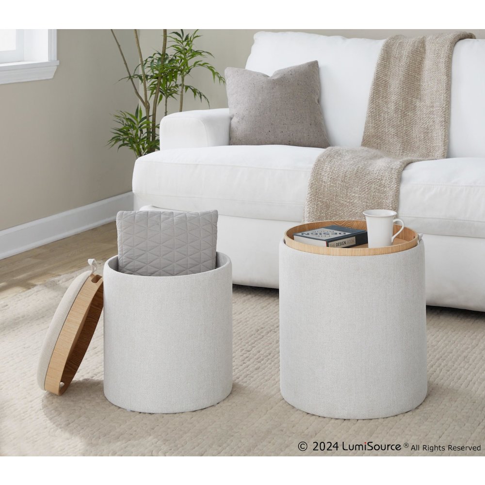 Tray Nesting Ottoman Set. Picture 8