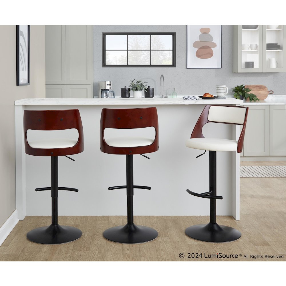 Cecina Adjustable Barstool - Set of 2. Picture 7