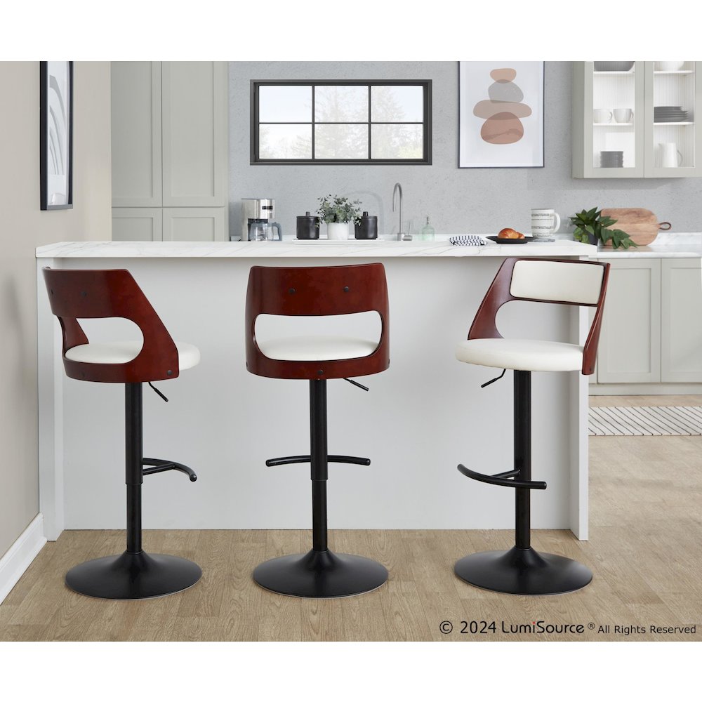 Cecina Adjustable Barstool - Set of 2. Picture 8